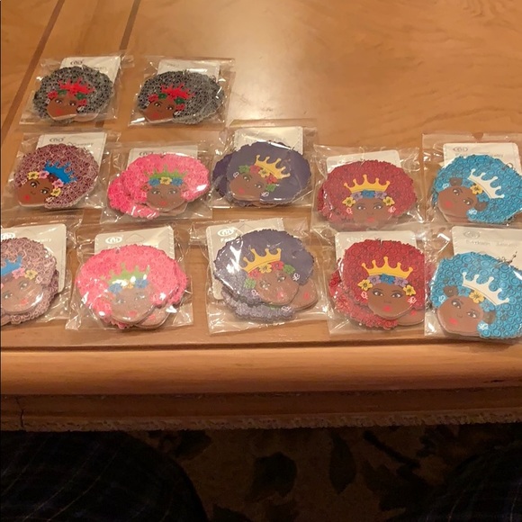 Jewelry - Beautiful wooden African Queen Earrings